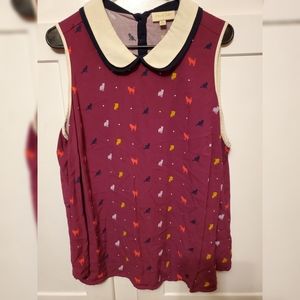 ModCloth Cat Blouse